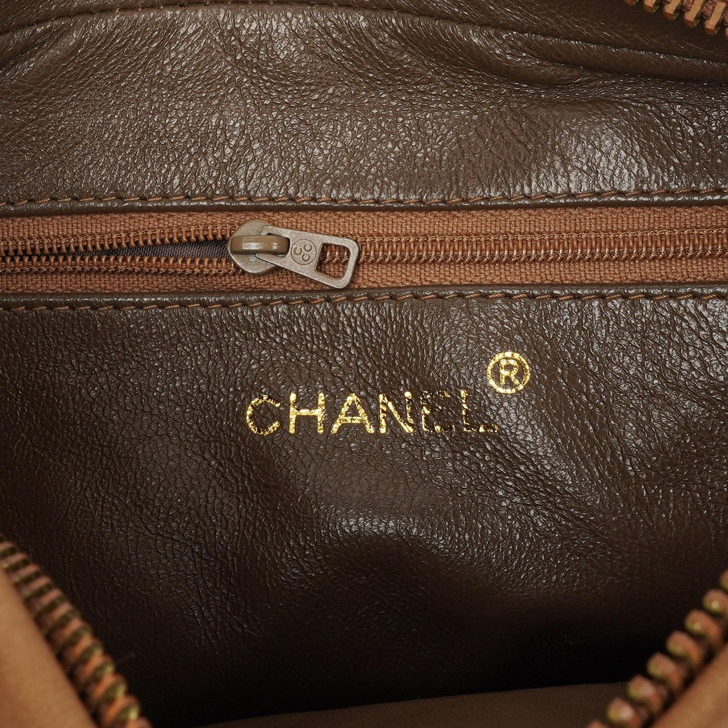 Chanel Camera Tassel Brown Leather Crossbody Bag