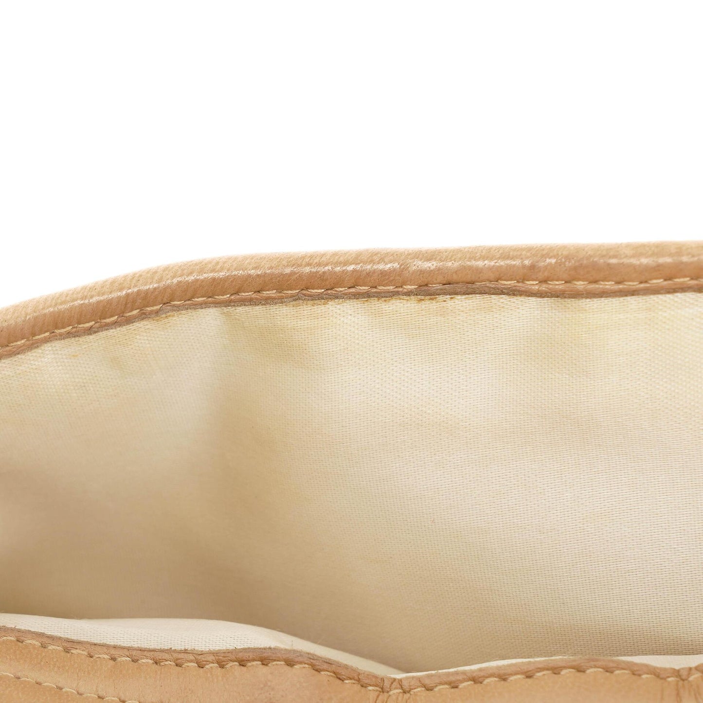 Chanel Camera Tassel CC Beige Quilted Lambskin Bag