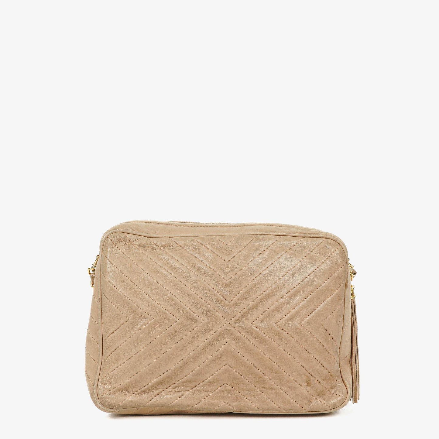 Chanel Camera Tassel Leather Crossbody Bag