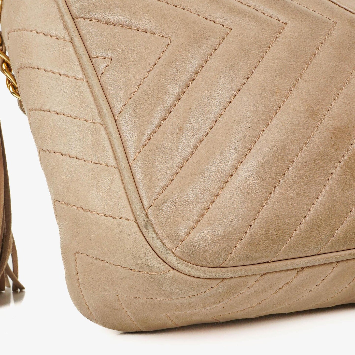 Chanel Camera Tassel Leather Crossbody Bag