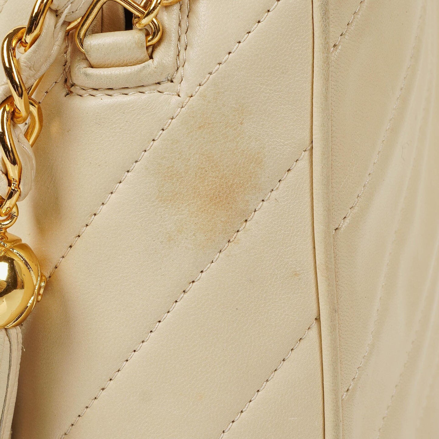 Chanel Camera Tassel Leather Front Pocket Crossbody Bag
