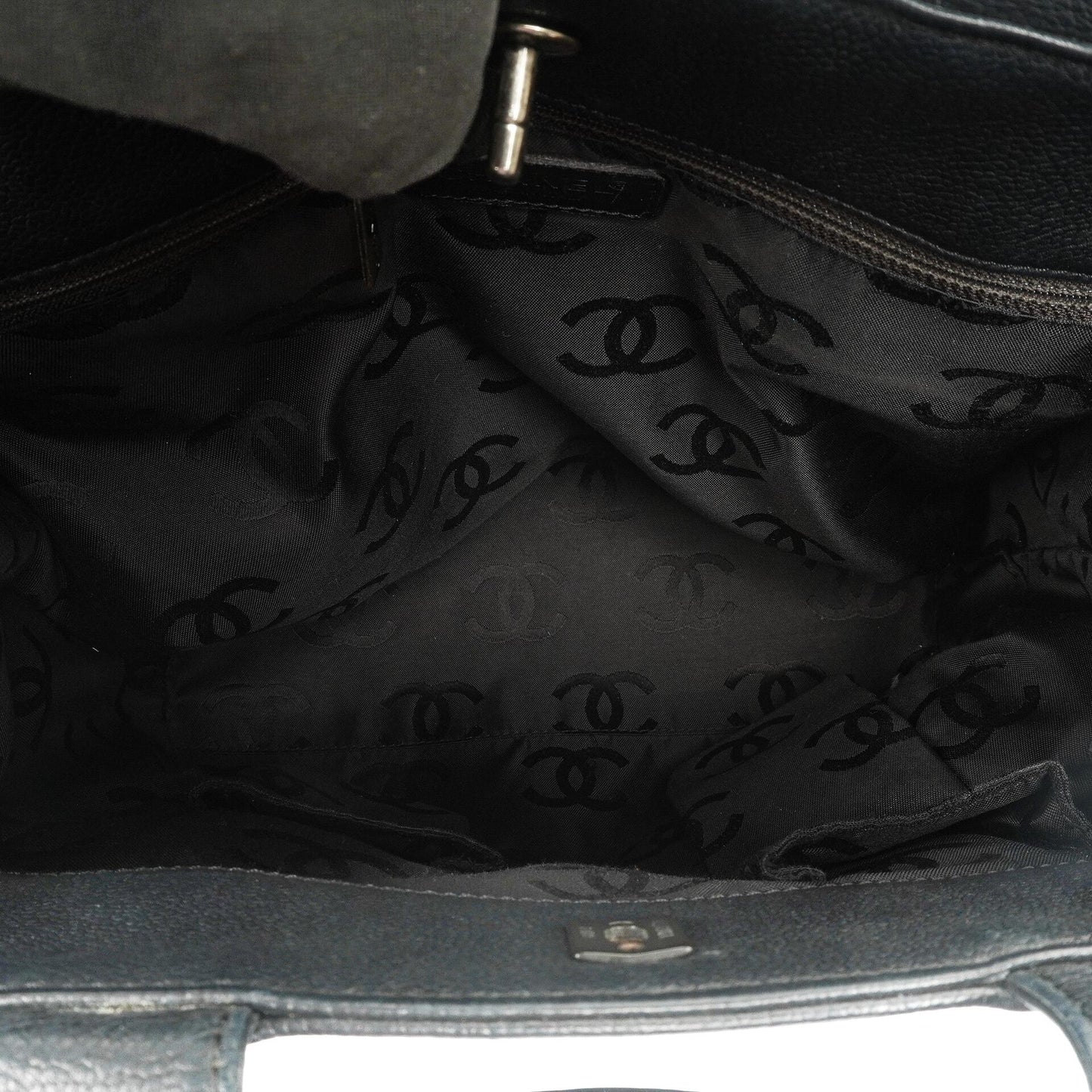 Chanel Caviar CC Black Tote Bag, 2000 - 2002