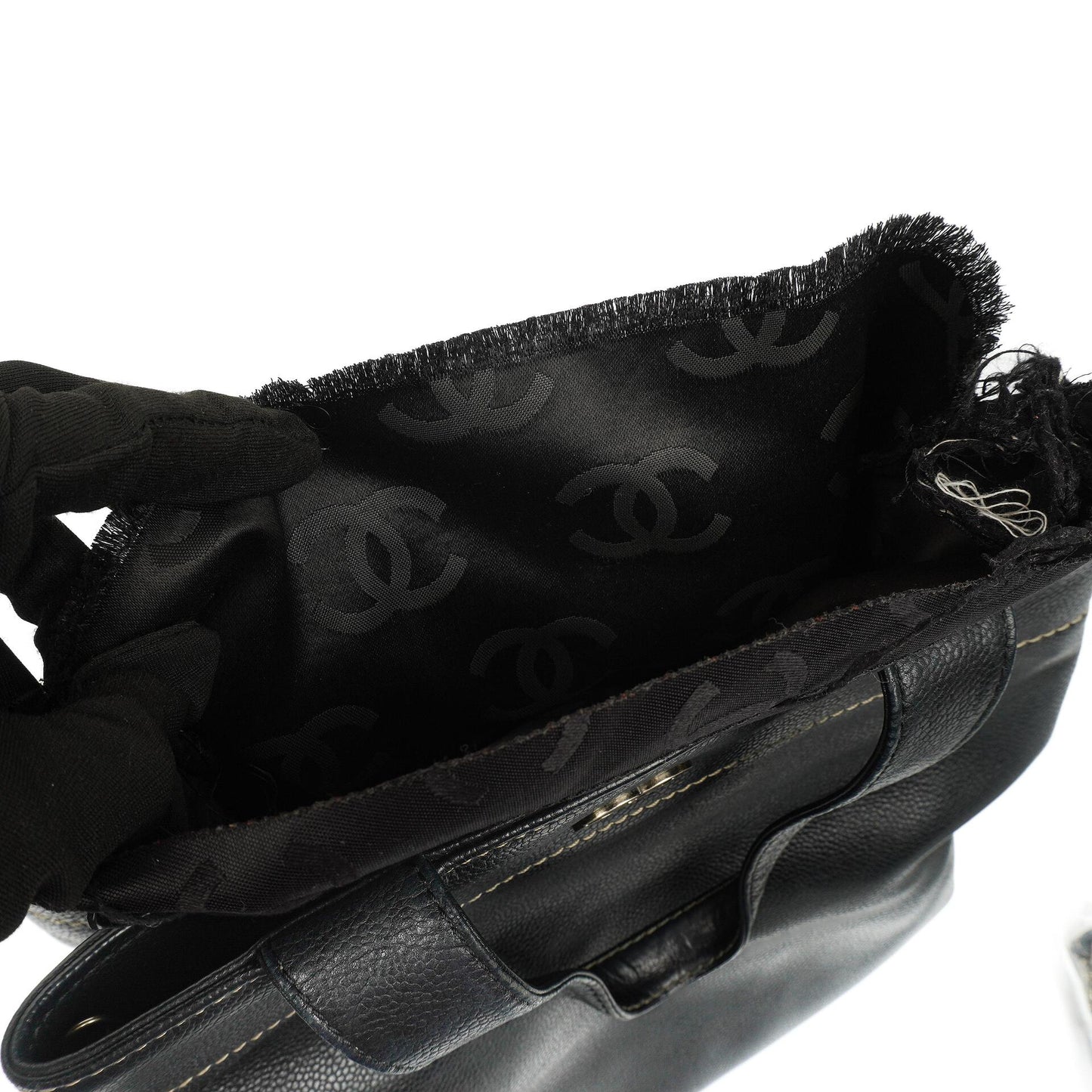 Chanel Caviar CC Black Tote Bag, 2000 - 2002