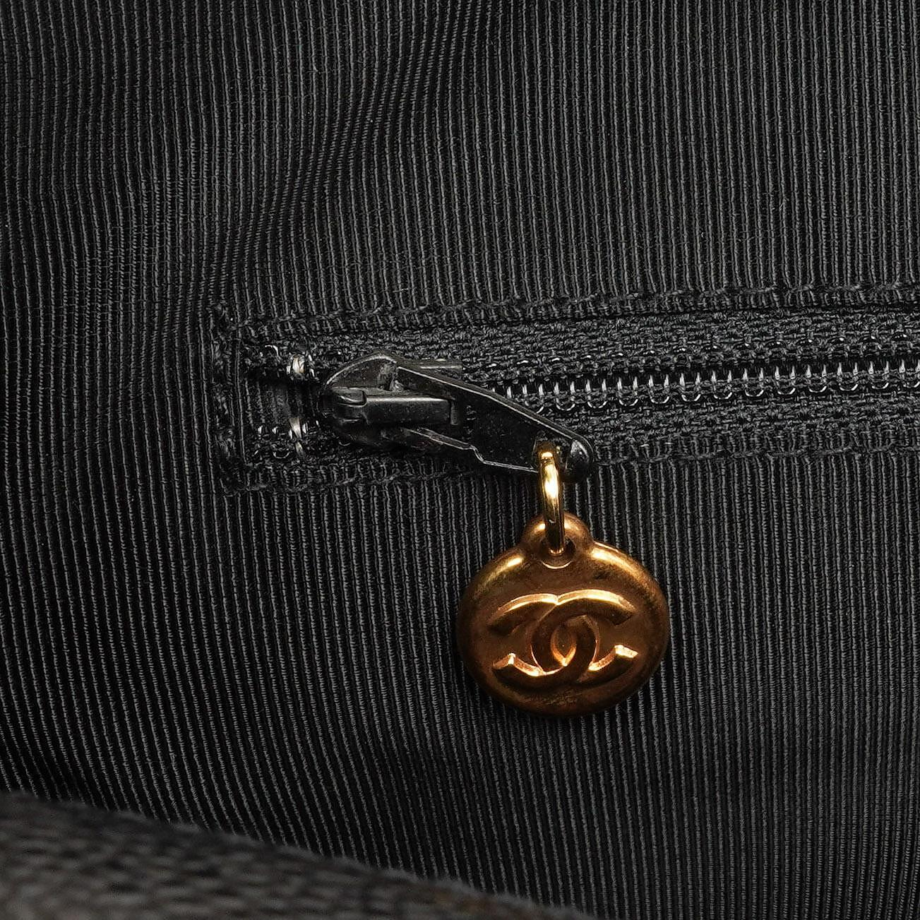 Chanel Caviar CC Flap Shoulder Bag, 24K Gold-Plated Hardware
