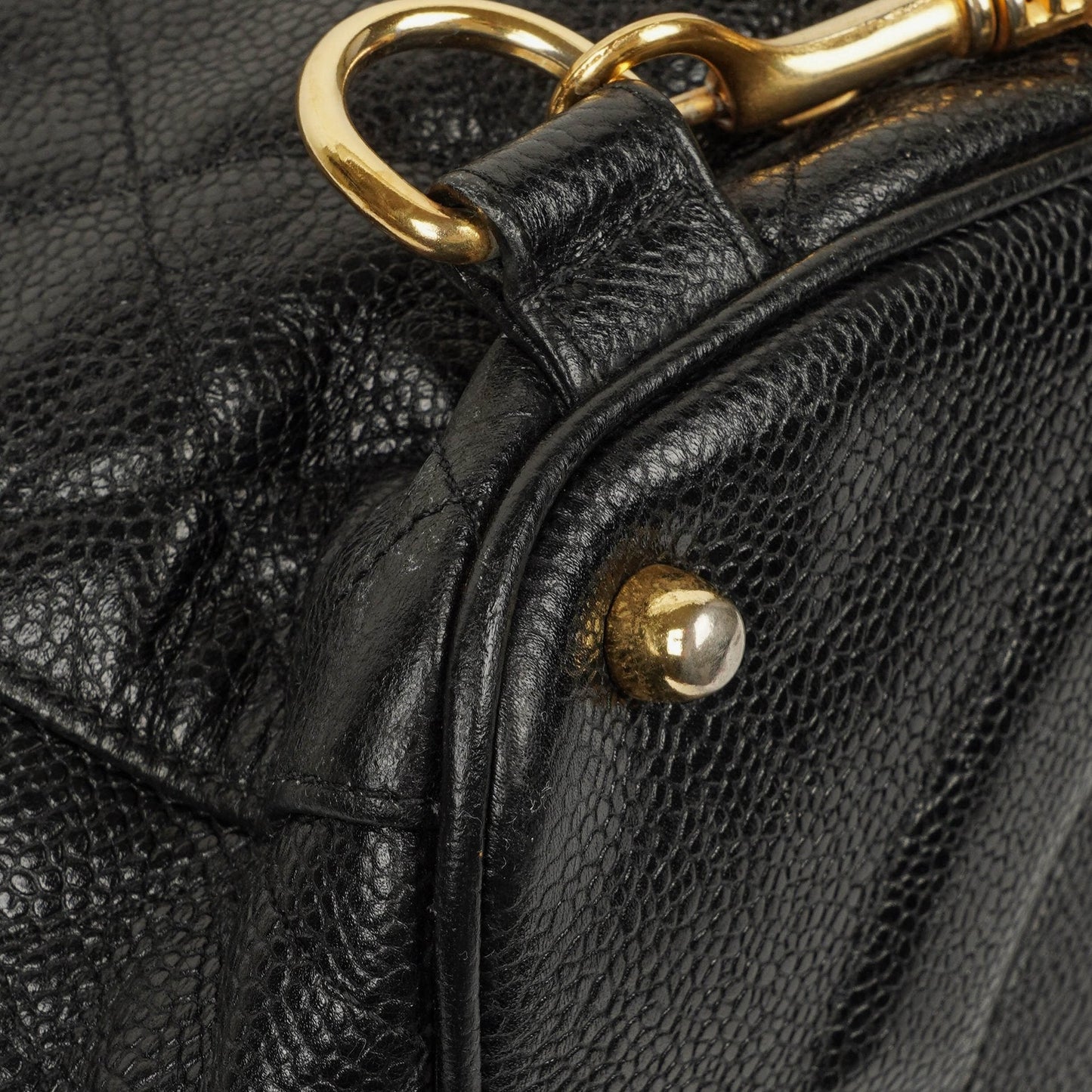 Chanel Caviar Quilted Drawstring Backpack