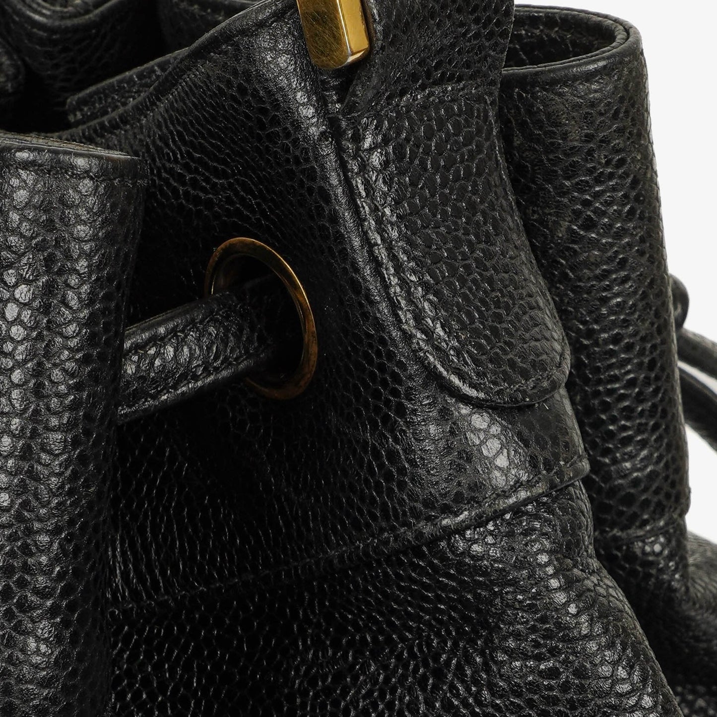 Chanel Caviar Quilted Drawstring Backpack