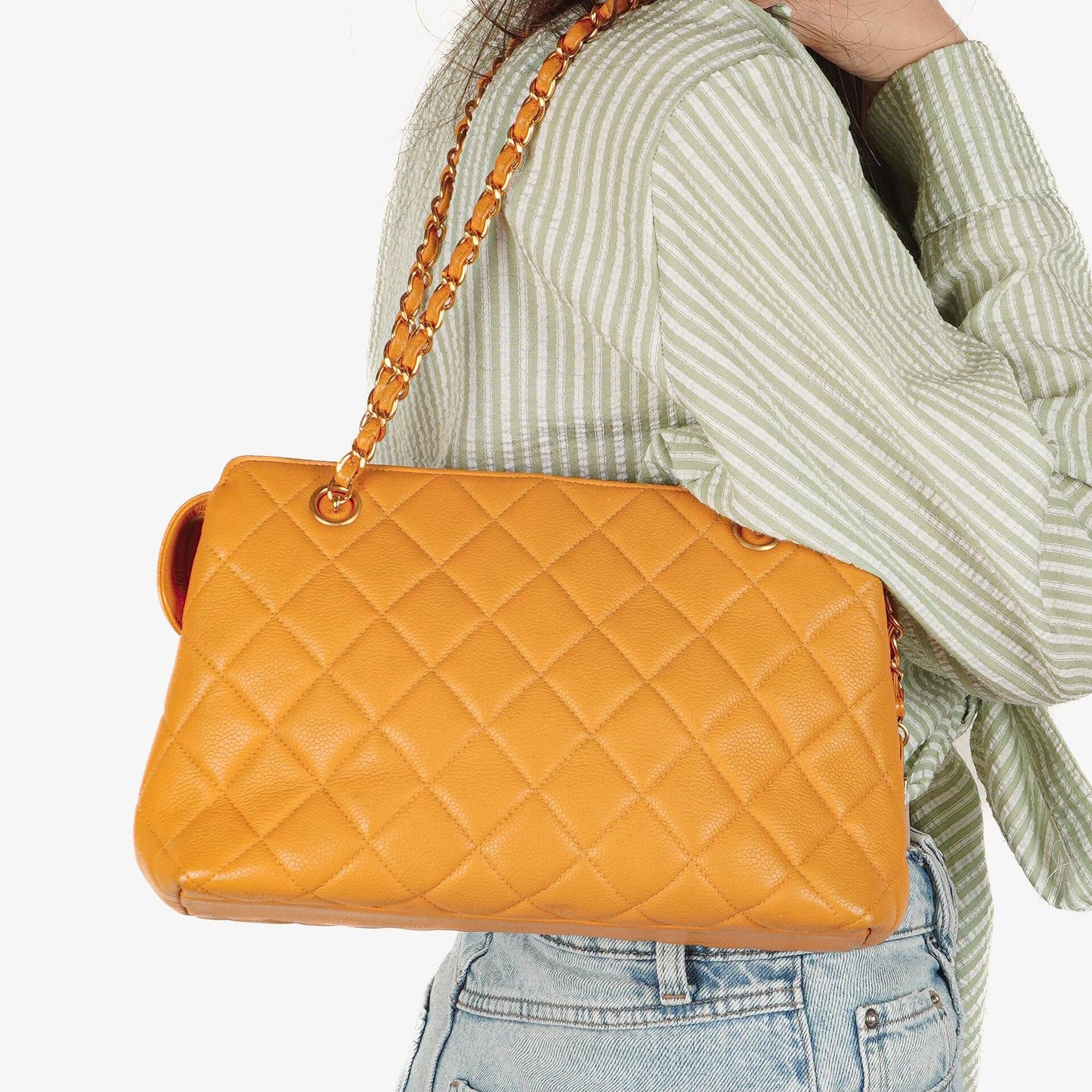 Chanel Caviar Quilted Leather Shoulder Bag