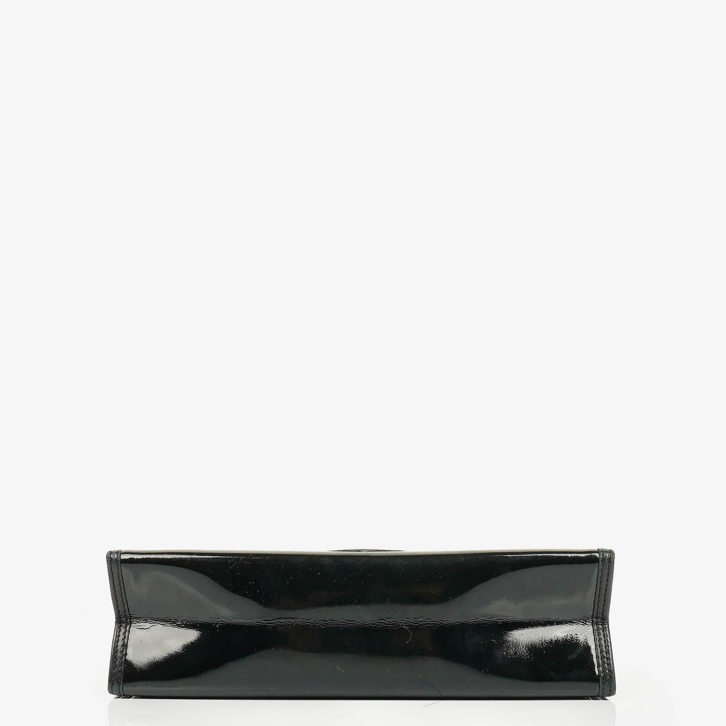 Chanel CC Black Envelope Patent Leather Multi Chain Shoulder Bag
