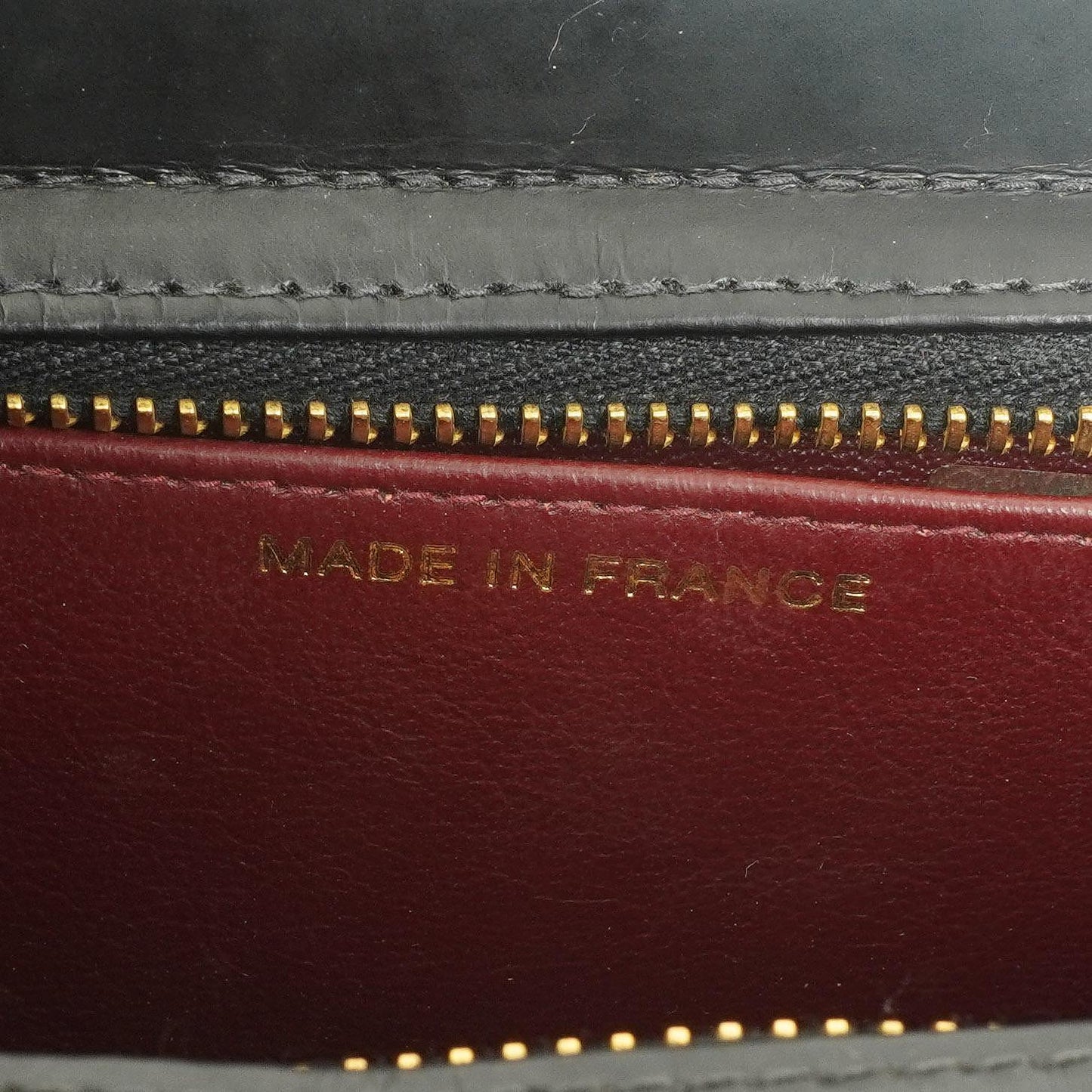 Chanel CC Black Leather Wristlet Bag 24K Gold-Plated Hardware, 1996-1997