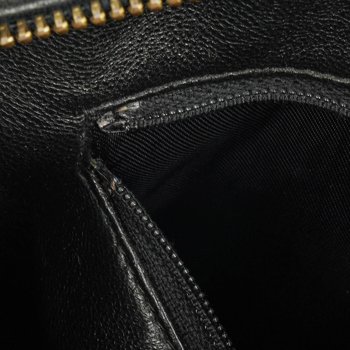 Chanel CC Black Quilted Patent Leather Camera Tassel Bag