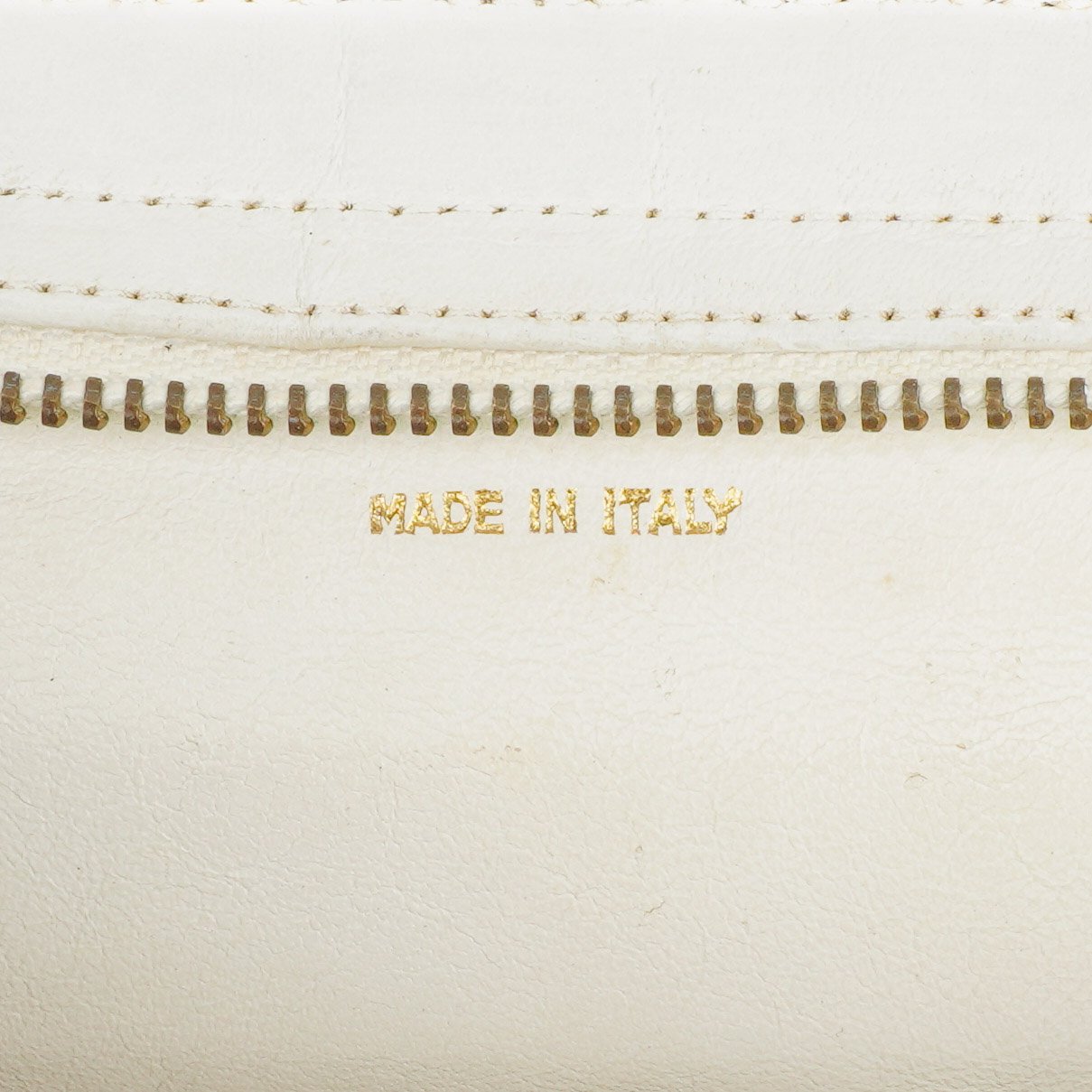 Chanel CC Double Chain White Shoulder Bag