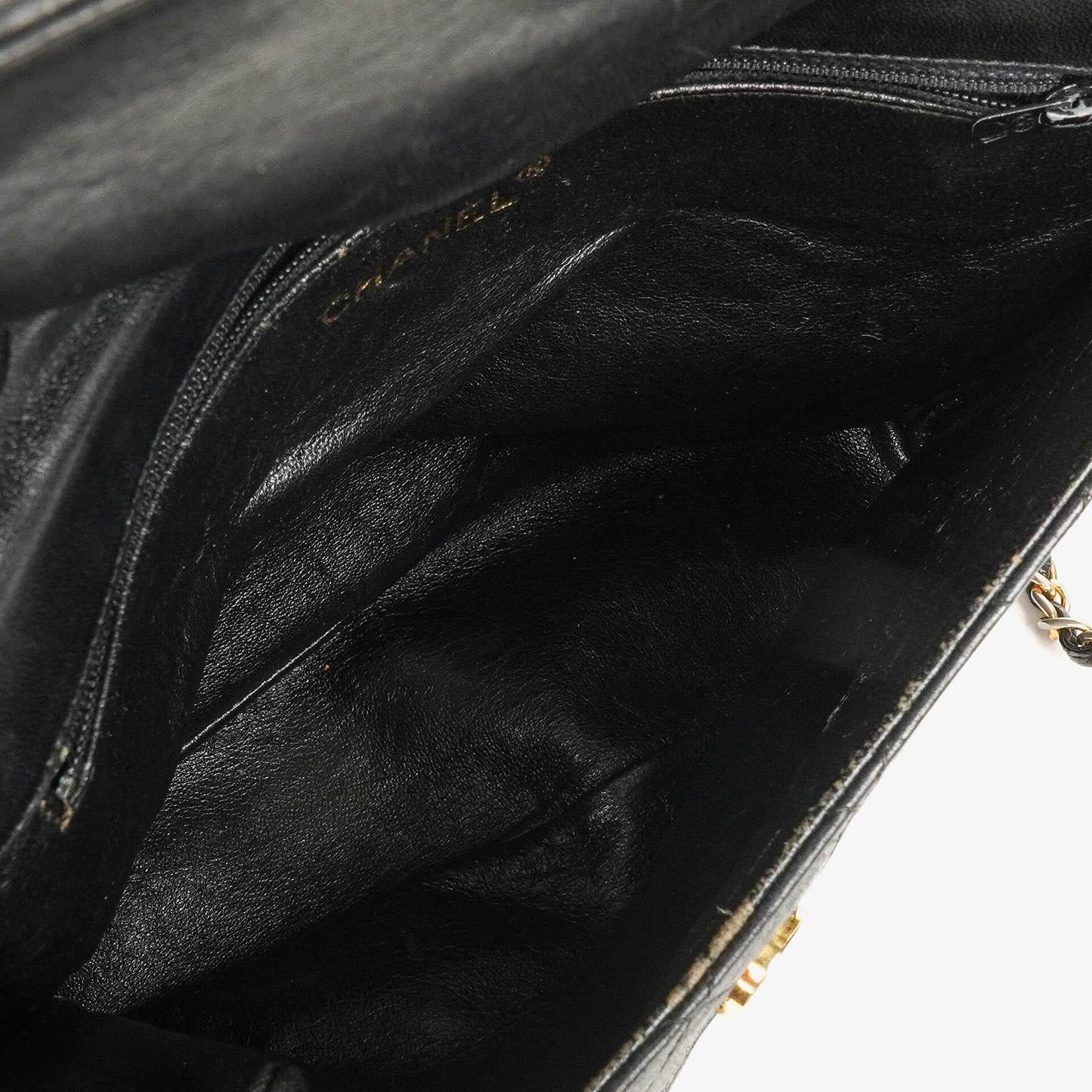 Chanel CC Tassel Quilted Black Leather Shoulder Bag