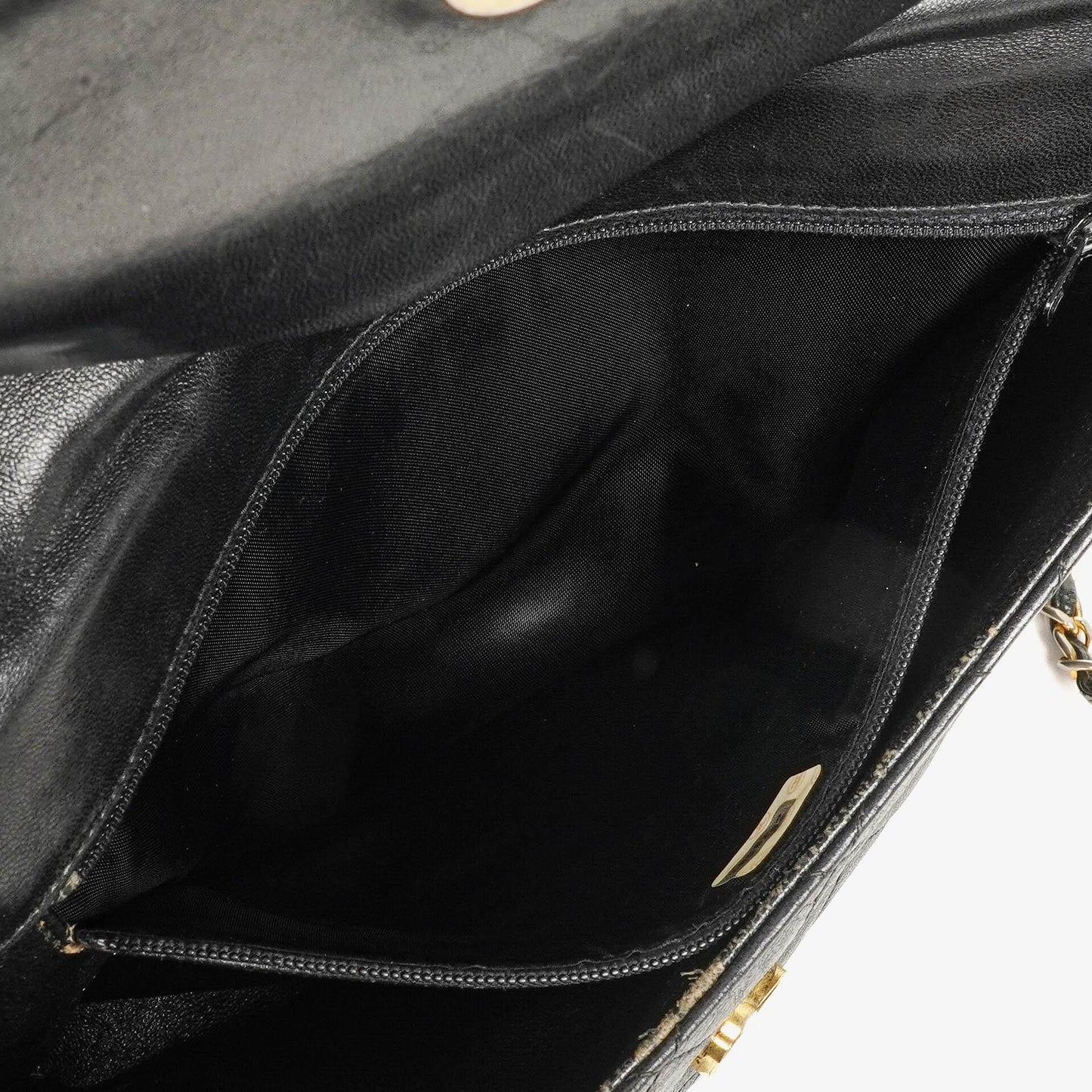 Chanel CC Tassel Quilted Black Leather Shoulder Bag