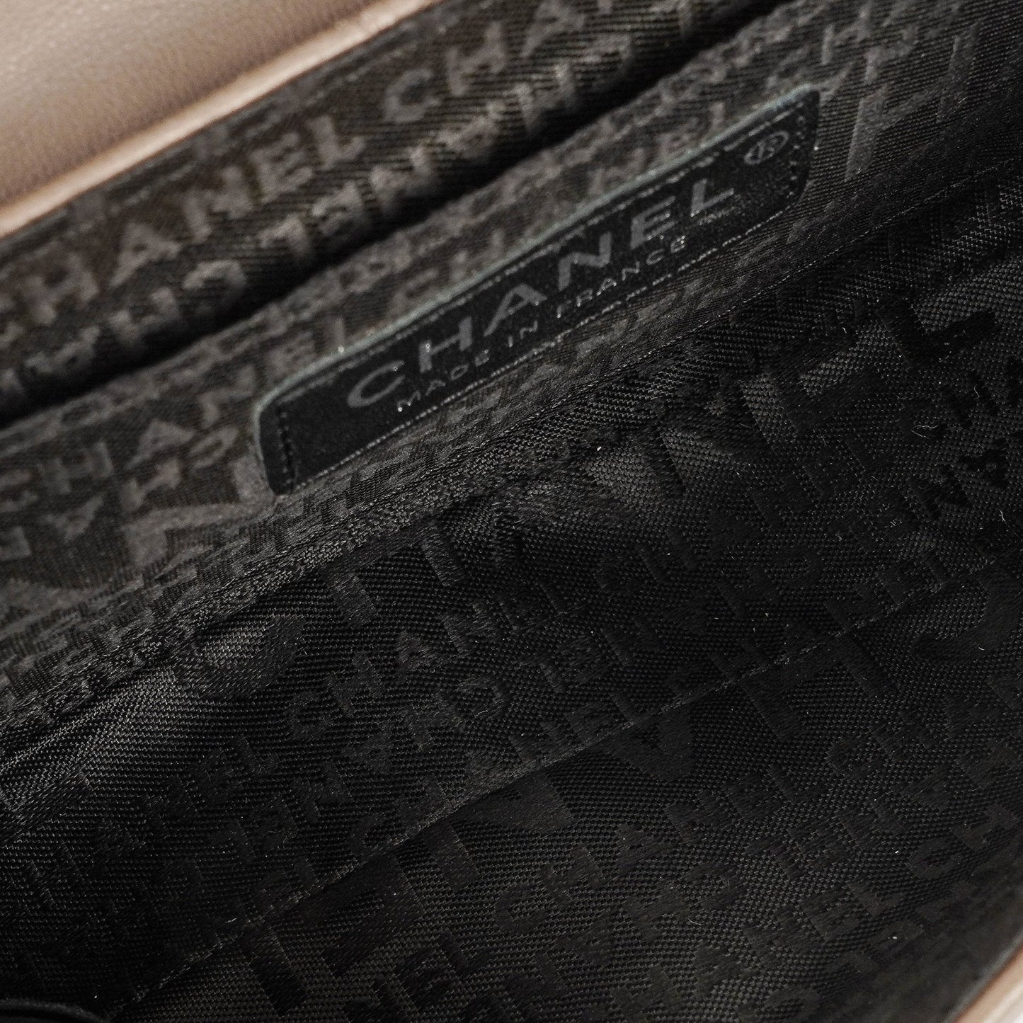 Chanel Chevron Mini Flap Quilted Lambskin And Printed Silk Trim With Silver Hardware