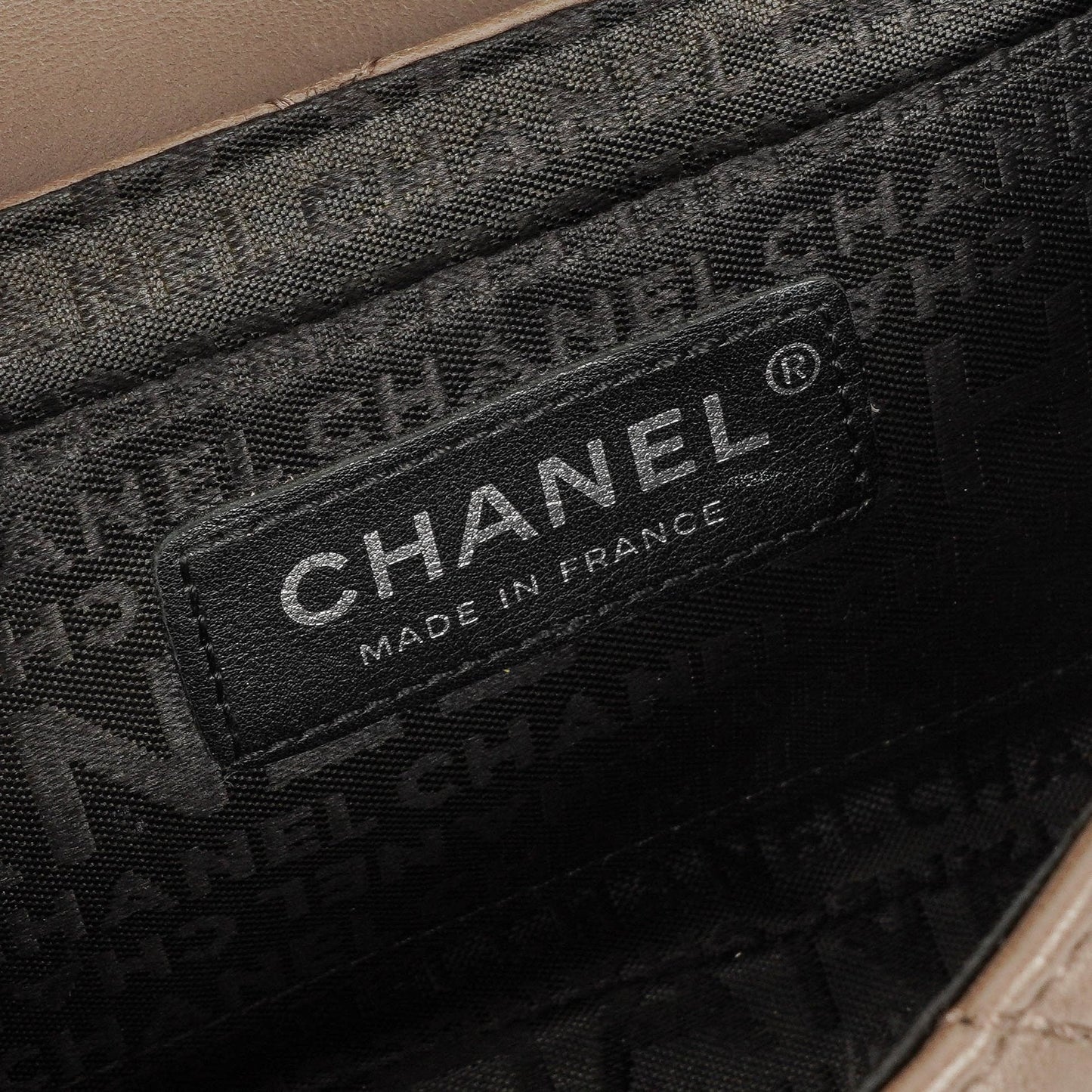 Chanel Chevron Mini Flap Quilted Lambskin And Printed Silk Trim With Silver Hardware