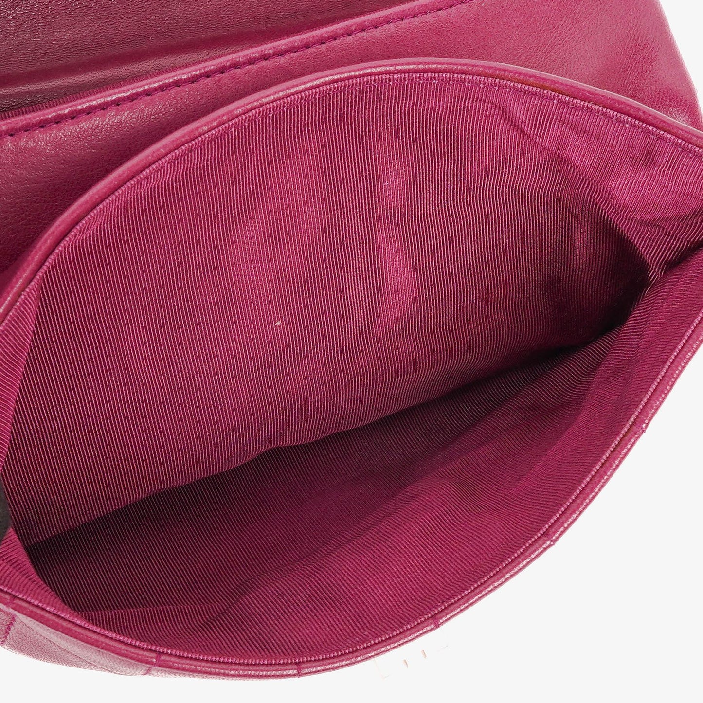 Chanel Chocolate Bar Purple Leather Quilted Flap Bag