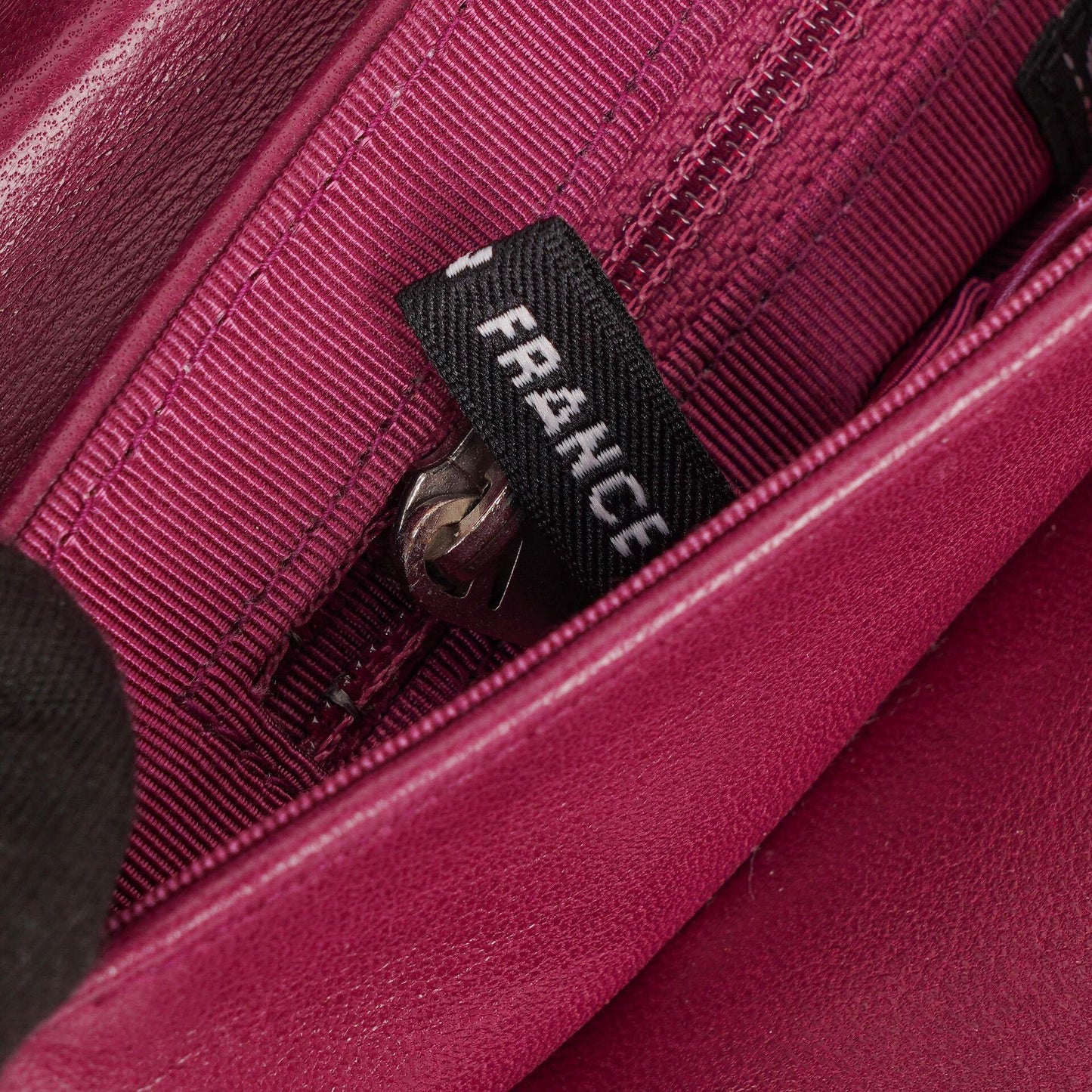 Chanel Chocolate Bar Purple Leather Quilted Flap Bag