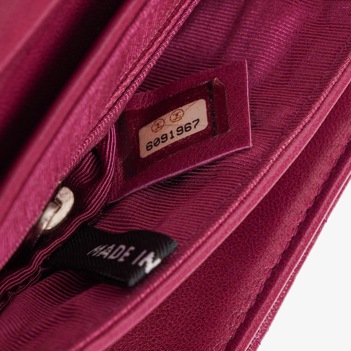 Chanel Chocolate Bar Purple Leather Quilted Flap Bag