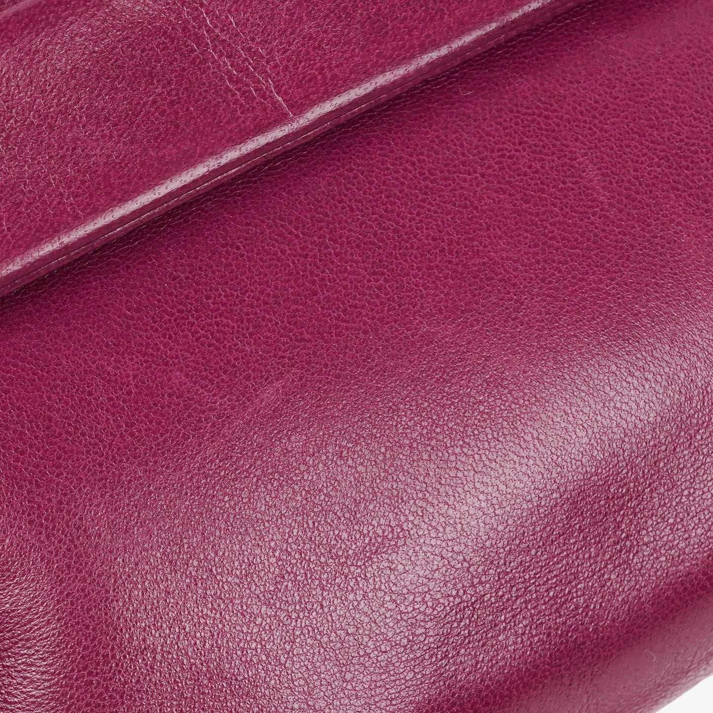Chanel Chocolate Bar Purple Leather Quilted Flap Bag