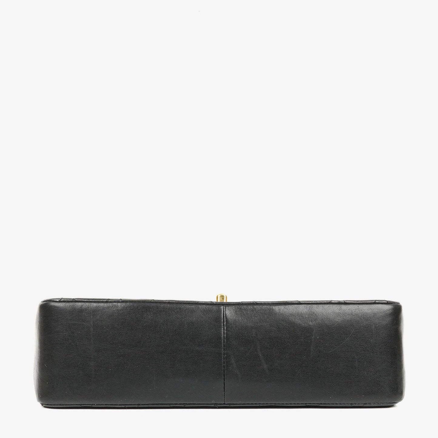 Chanel Classic Black Quilted Lambskin Double Flap Bag With 24K Gold-Plated Hardware