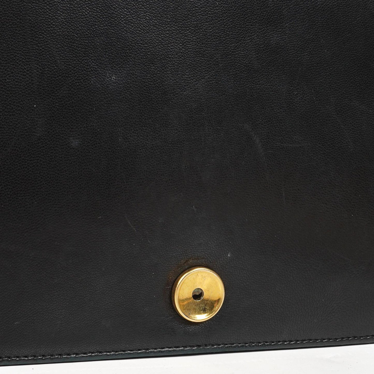 Chanel Classic Black Quilted Lambskin Full Flap Bag With 24K Gold-Plated Hardware