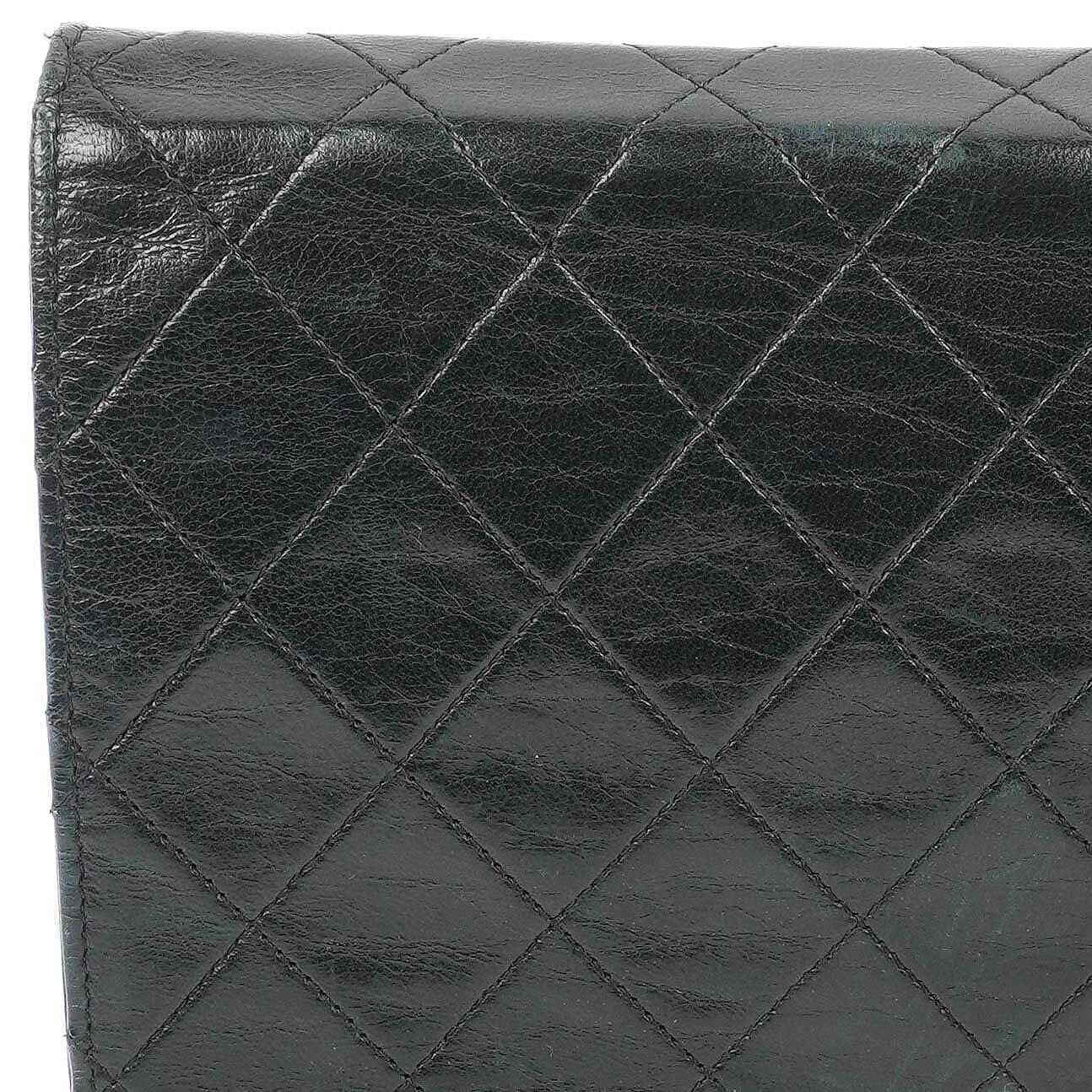 Chanel Classic Black Quilted Lambskin Full Flap With 24K Gold-Plated Hardware