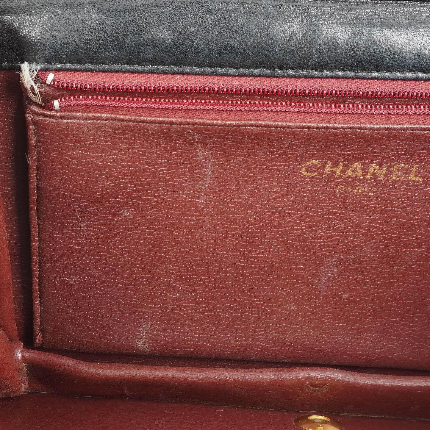 Chanel Classic Black Quilted Lambskin Full Flap With 24K Gold-Plated Hardware
