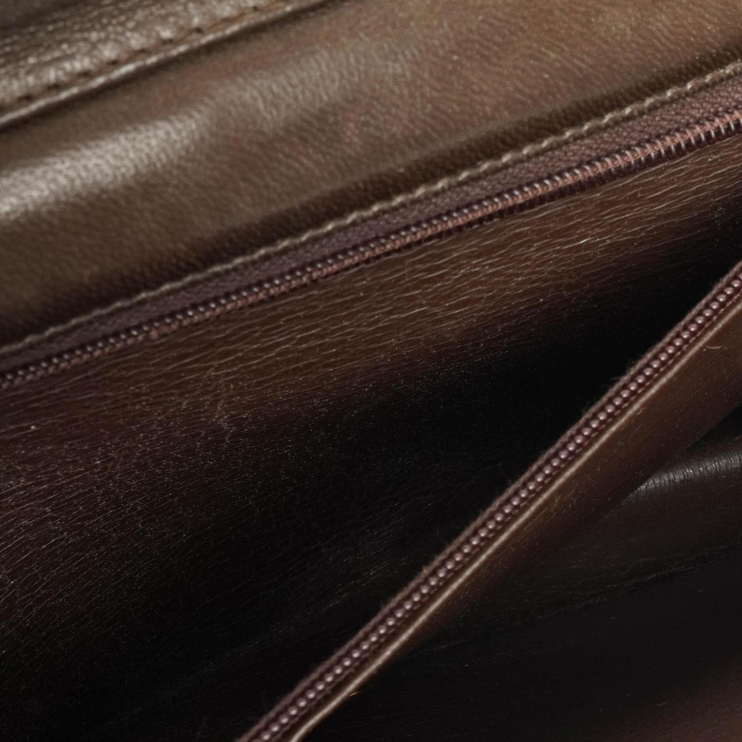 Chanel Classic Brown Quilted Lambskin Full Flap Bag With Gold-Tone Hardware