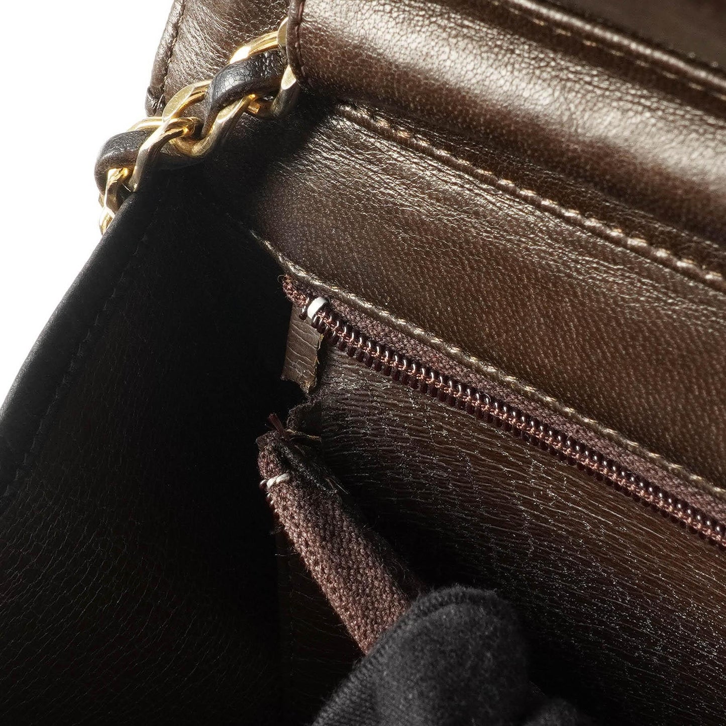 Chanel Classic Brown Quilted Lambskin Full Flap Bag With Gold-Tone Hardware