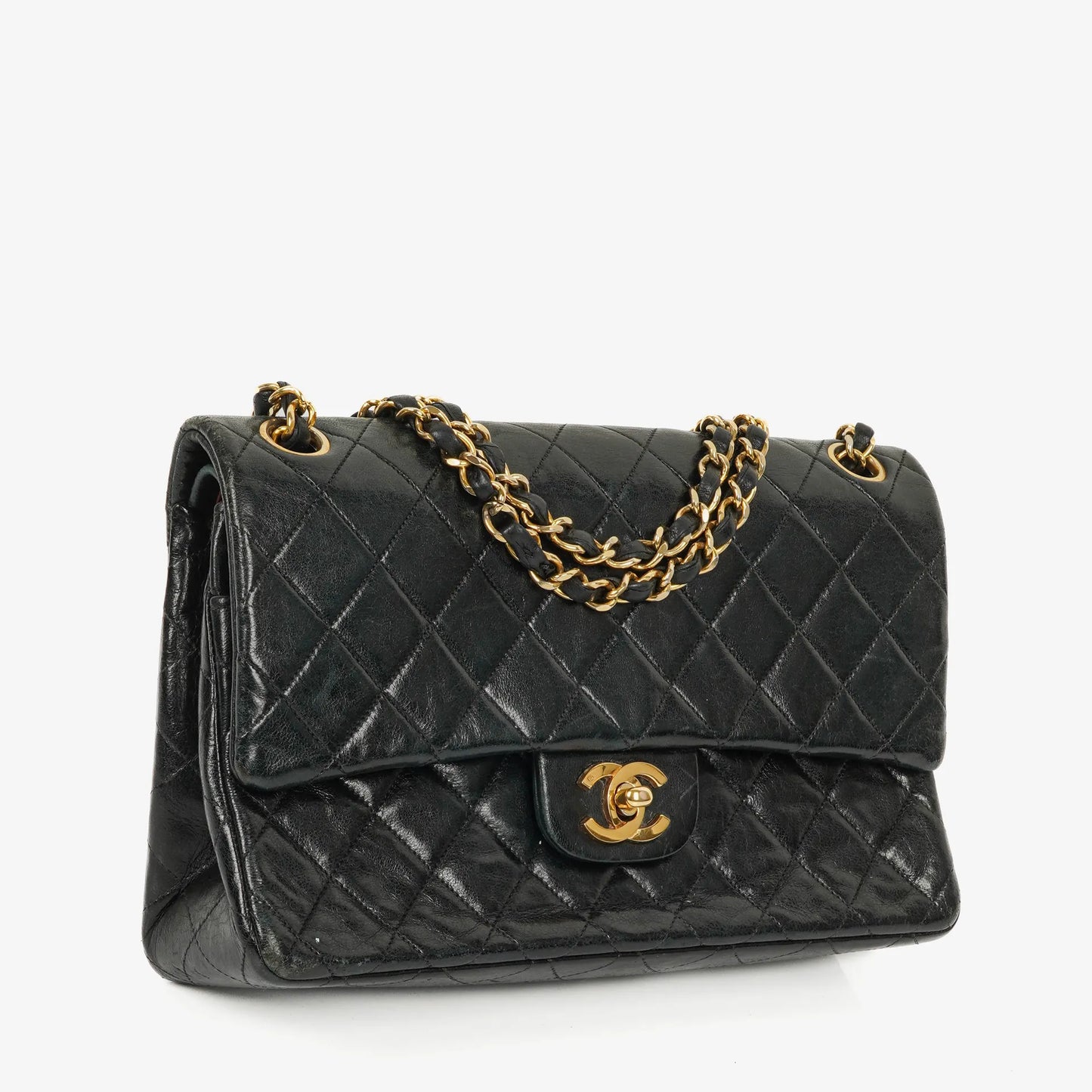 Chanel Classic Double Flap Bag Quilted Lambskin With 24K Gold-Plated Hardware