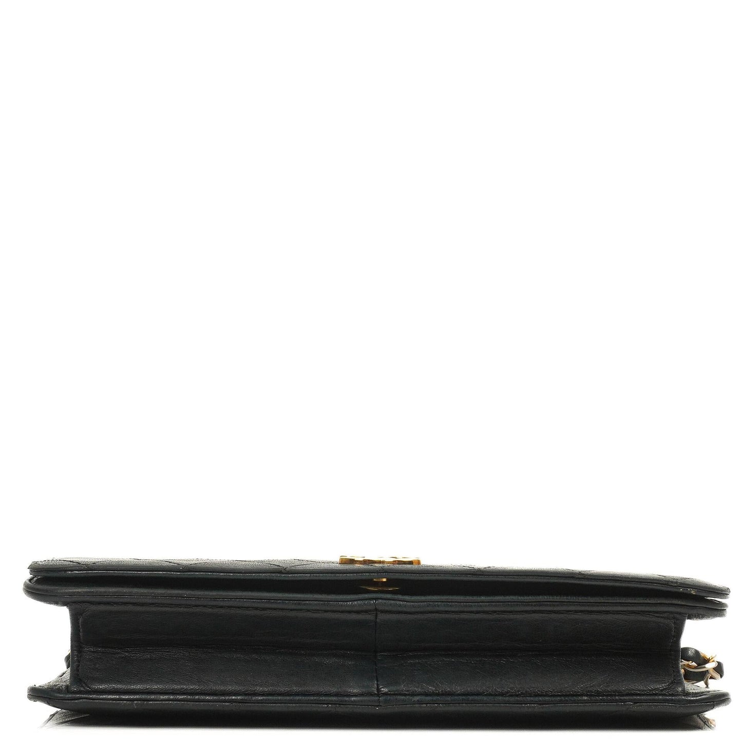 Chanel Classic Full Flap Bag Black Quilted Lambskin 24K Gold-Plated Hardware