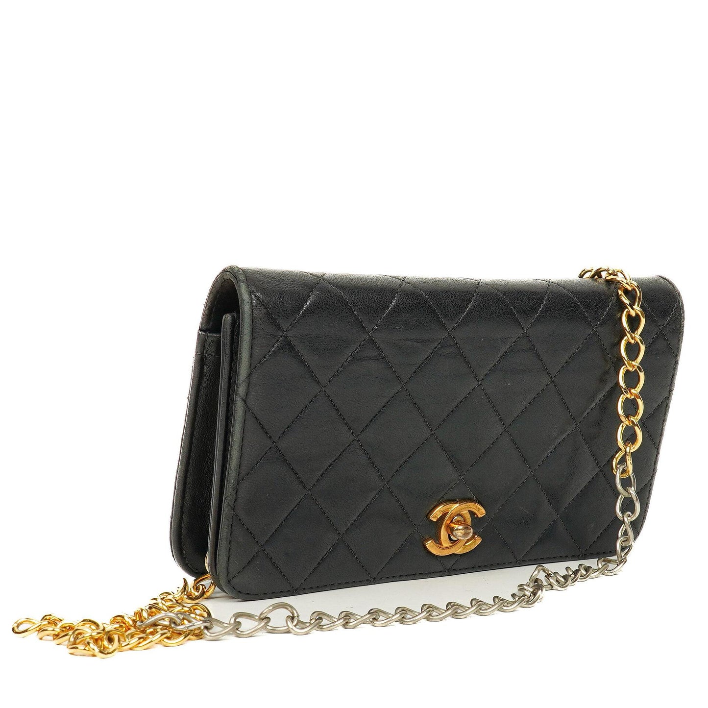 Chanel Classic Full Flap Bag Black Quilted Lambskin