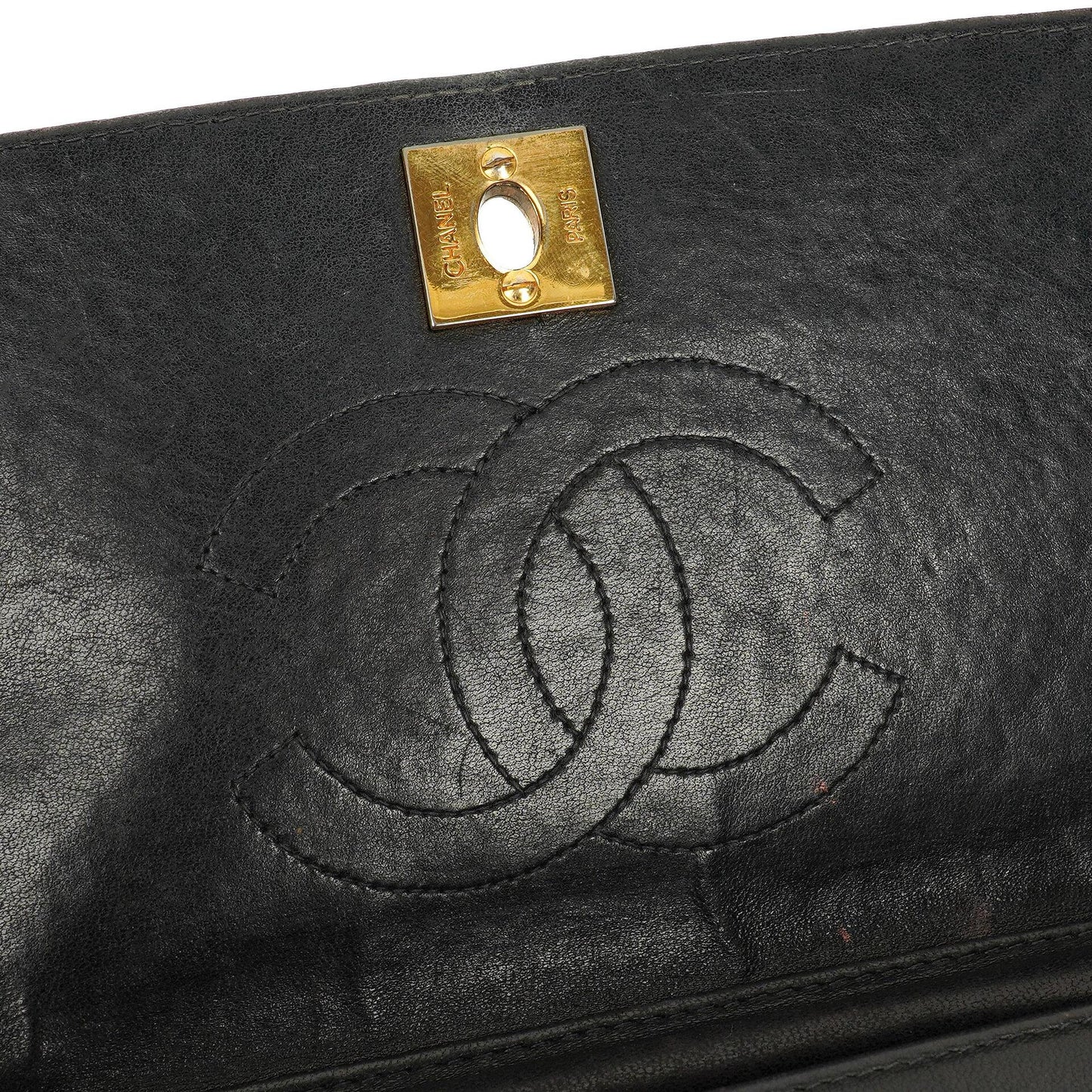Chanel Classic Full Flap Bag Black Quilted Lambskin
