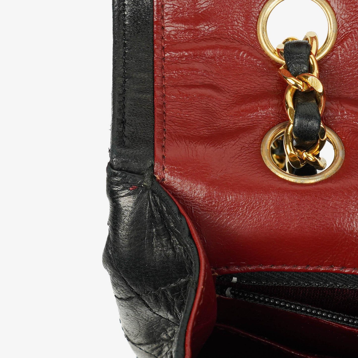 Chanel Full Flap Bag Black Quilted Leather 24K Gold-Plated Hardware
