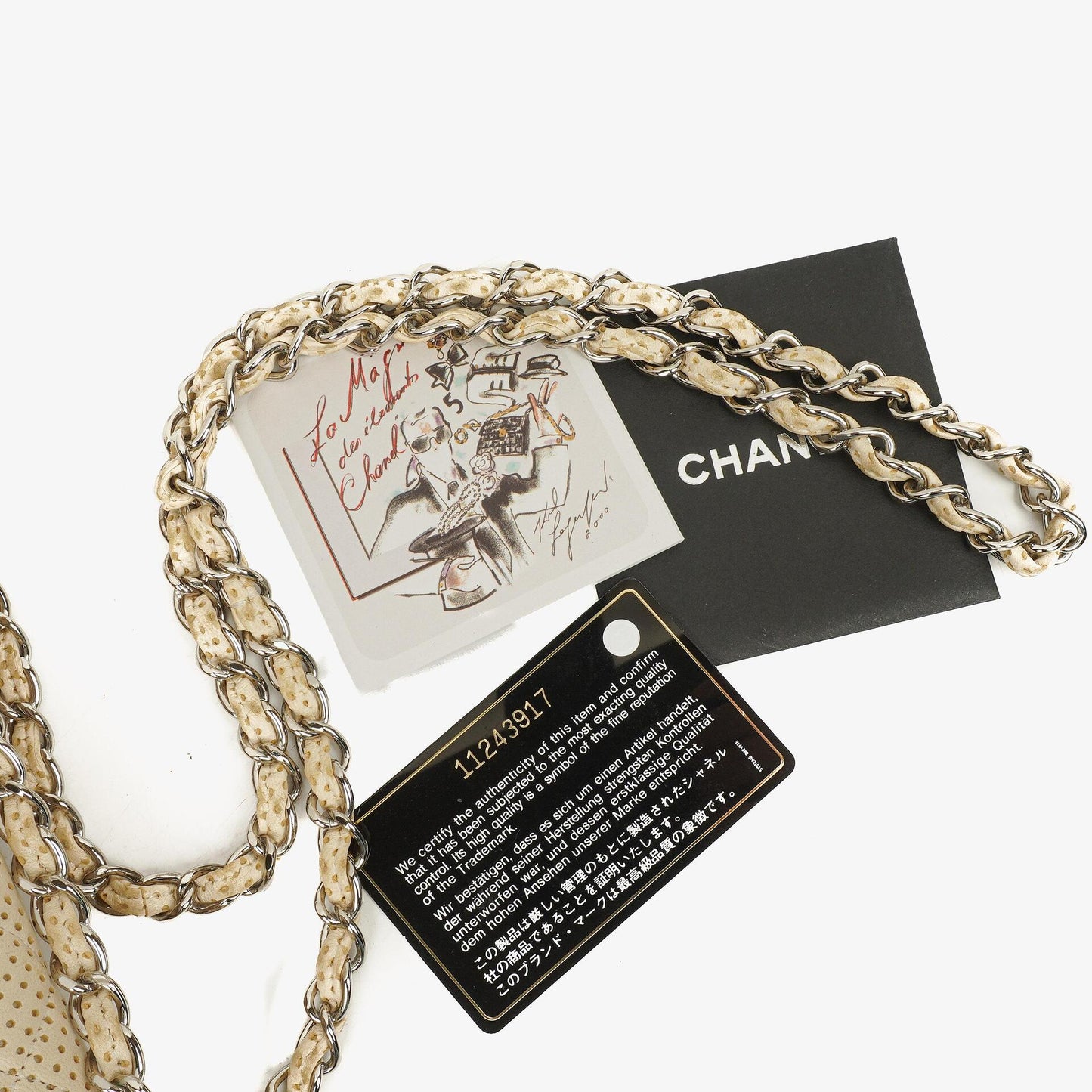 Chanel Classic Medium Perforated Quilted Lambskin Double Flap Bag