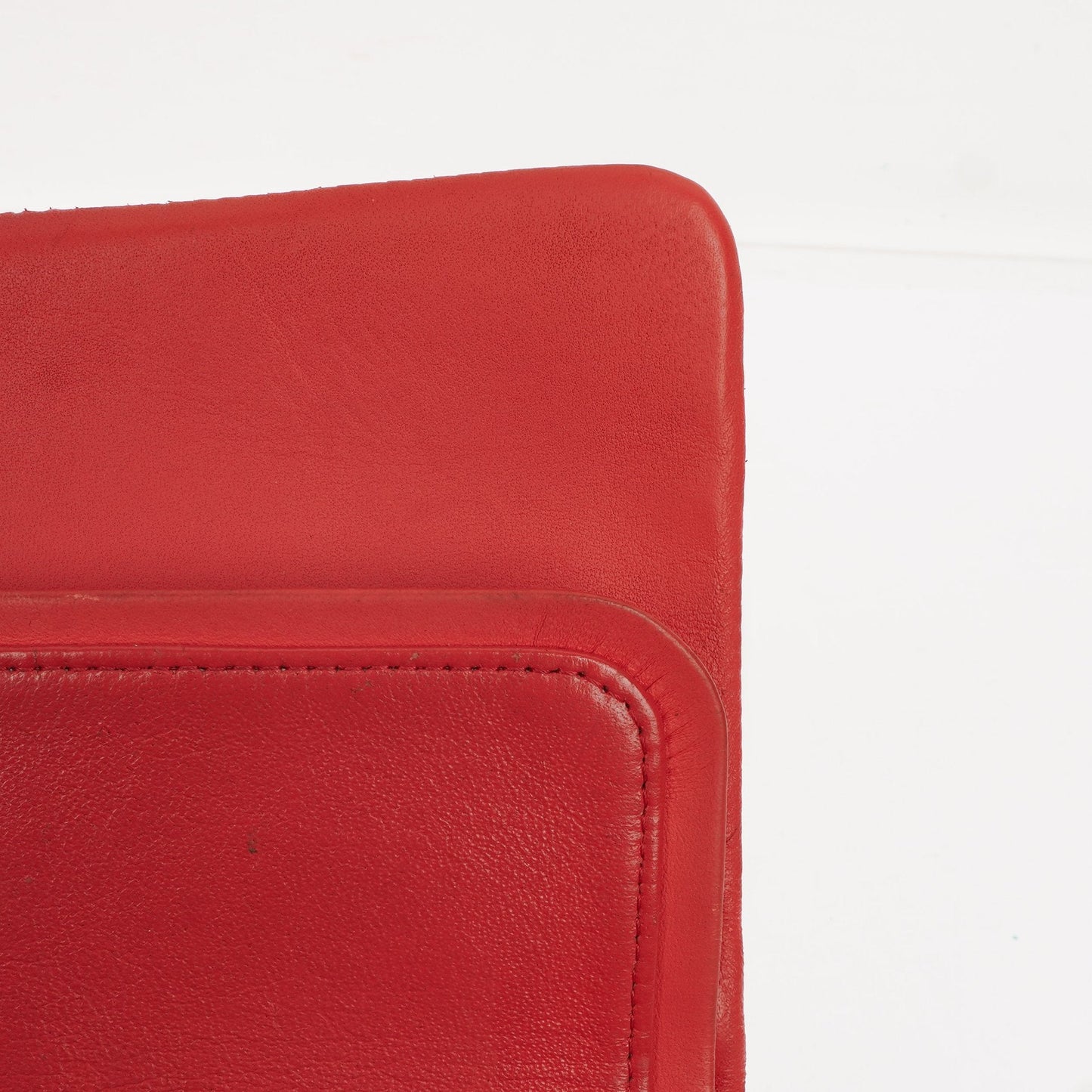 Chanel Classic Medium Perforated Red Quilted Lambskin Double Flap Bag