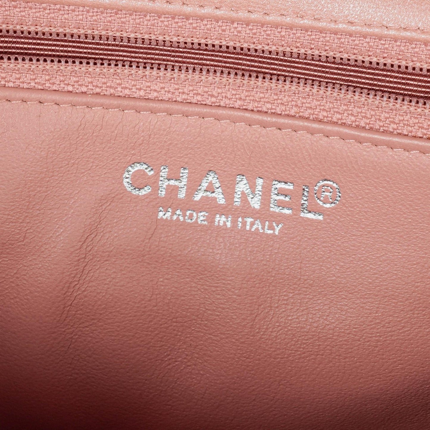 Chanel Classic Mini Rectangular Single Flap Bag Orange Patent Leather