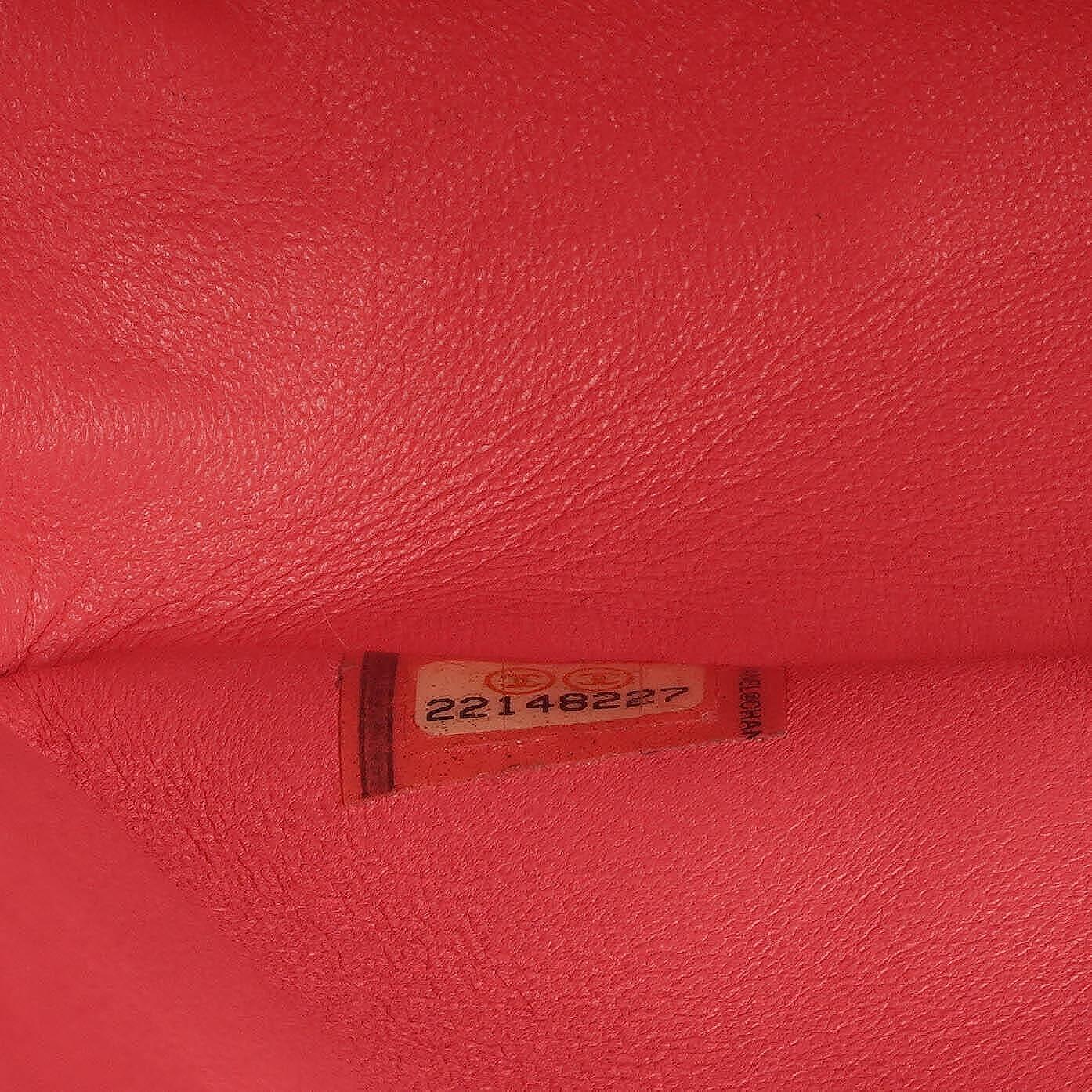 Chanel Classic Pink Tweed Crystal Bead Flower Embellished Quilted Medium Double Flap Bag With Silver Hardware
