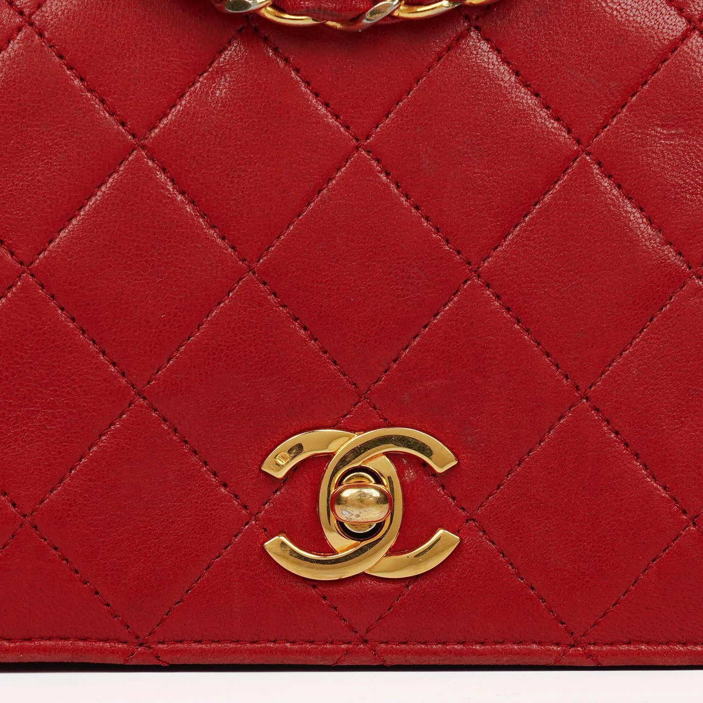Chanel Classic Quilted Lambskin Full Flap With 24K Gold-Plated Hardware