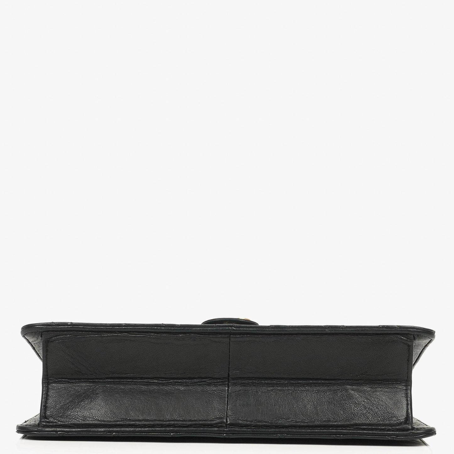 Chanel Classic Single Flap Bag Black Quilted Lambskin Gold-Tone Hardware Medium
