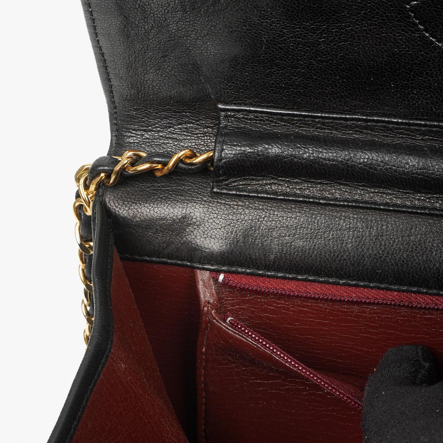 Chanel Classic Single Flap Bag Black Quilted Lambskin Gold-Tone Hardware Medium