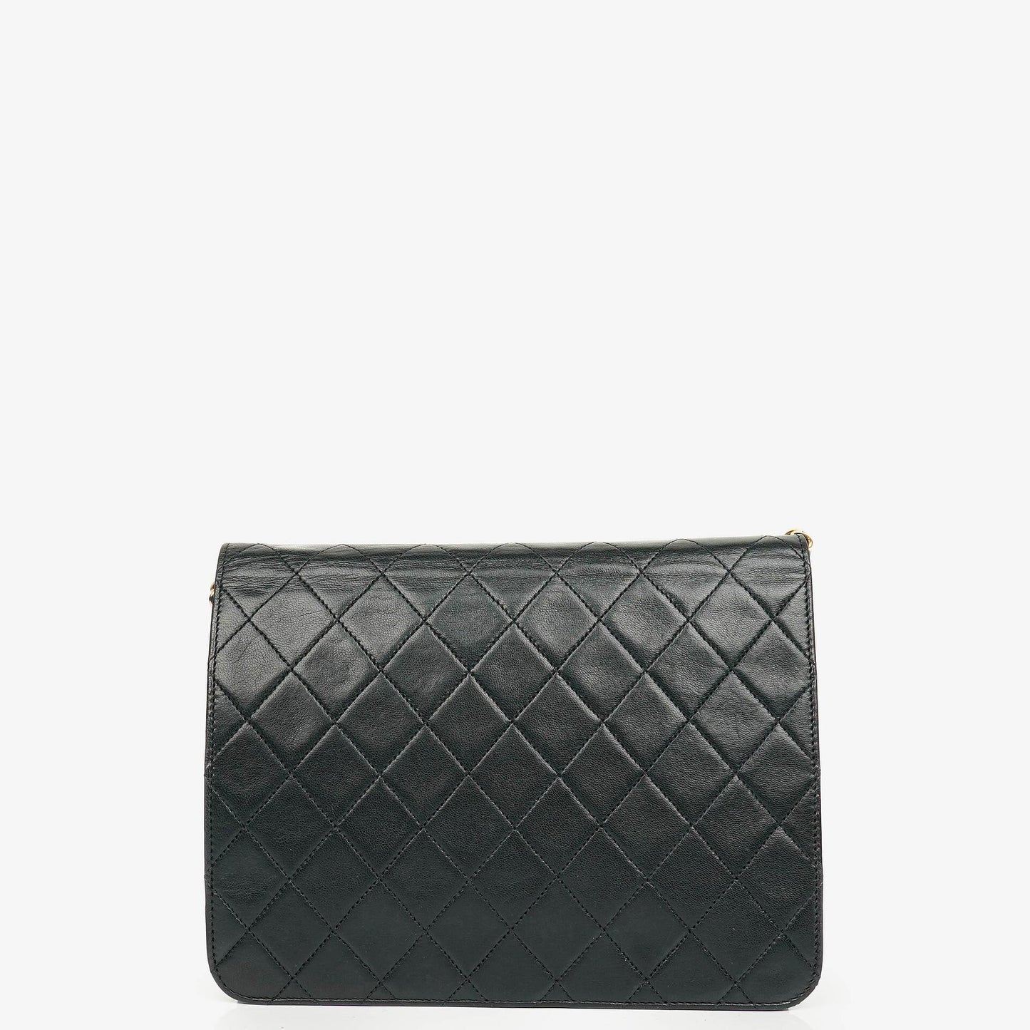 Chanel Classic Single Flap Bag Black Quilted Lambskin With 24K Gold-Plated Hardware