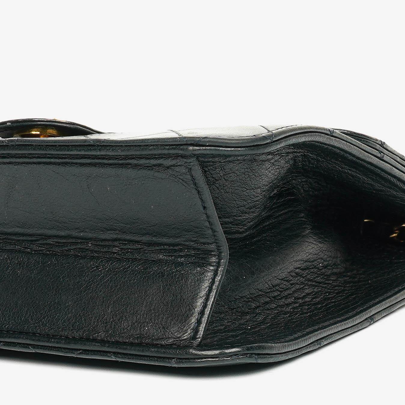 Chanel Classic Single Flap Bag Black Quilted Lambskin With 24K Gold-Plated Hardware