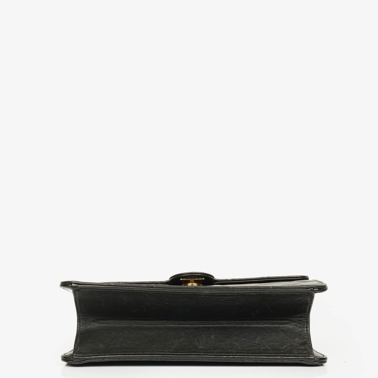 Chanel Classic Small Single Flap Bag Black Quilted Lambskin With 24K Gold-Plated Hardware