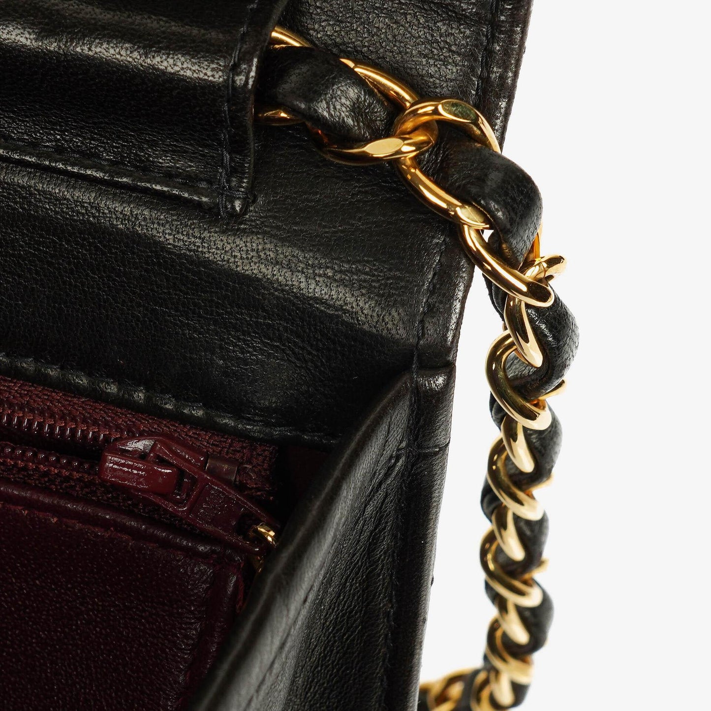 Chanel Classic Small Single Flap Bag Black Quilted Lambskin With 24K Gold-Plated Hardware