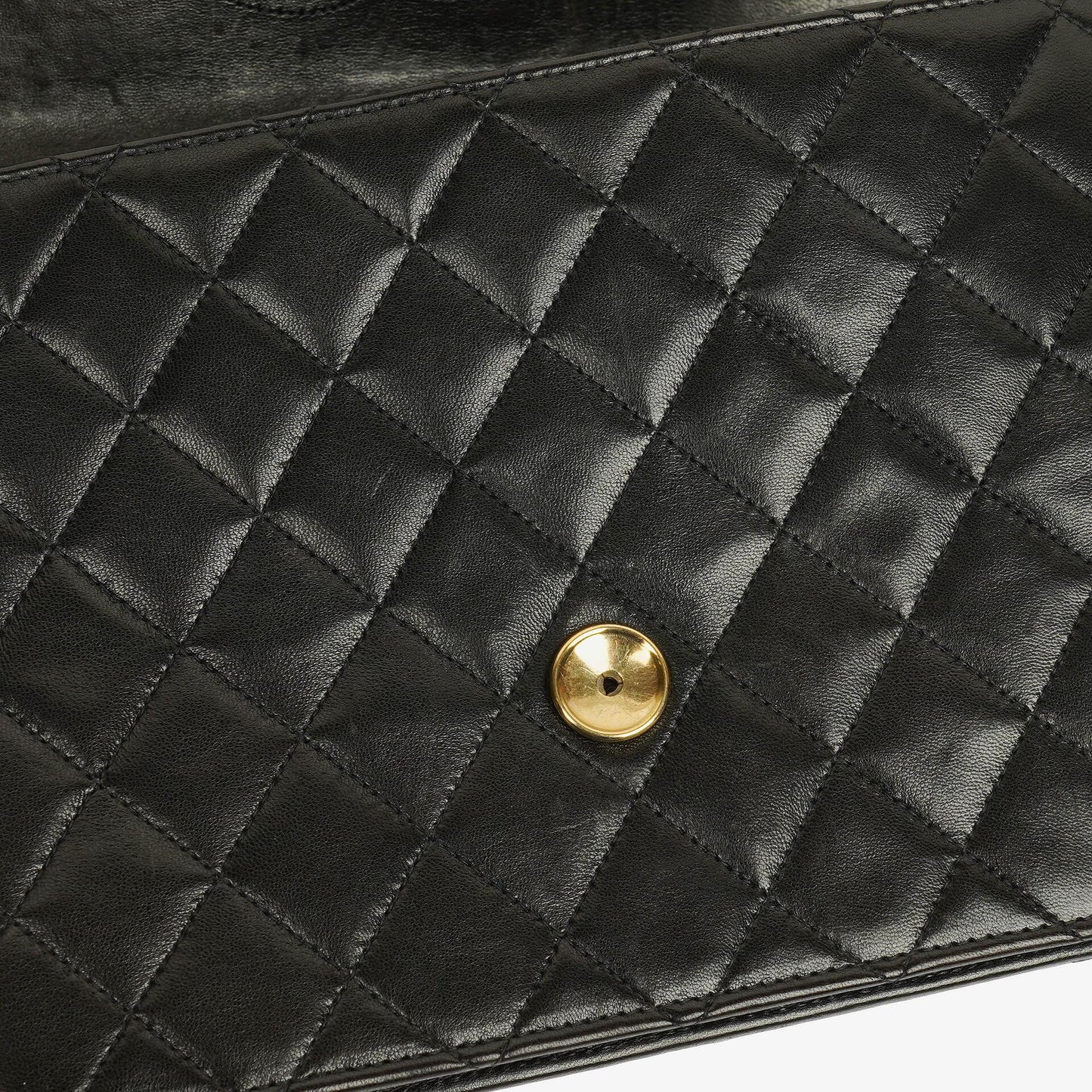Chanel Classic Small Single Flap Bag Black Quilted Lambskin With 24K Gold-Plated Hardware