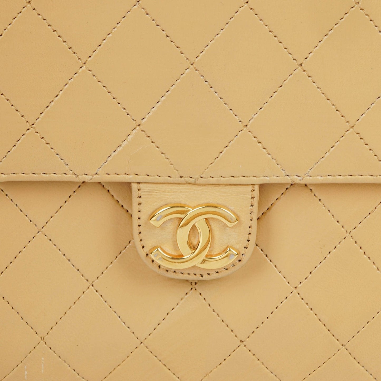 Chanel Classic Single Flap Bag Quilted Lambskin With 24K Gold-Plated Hardware