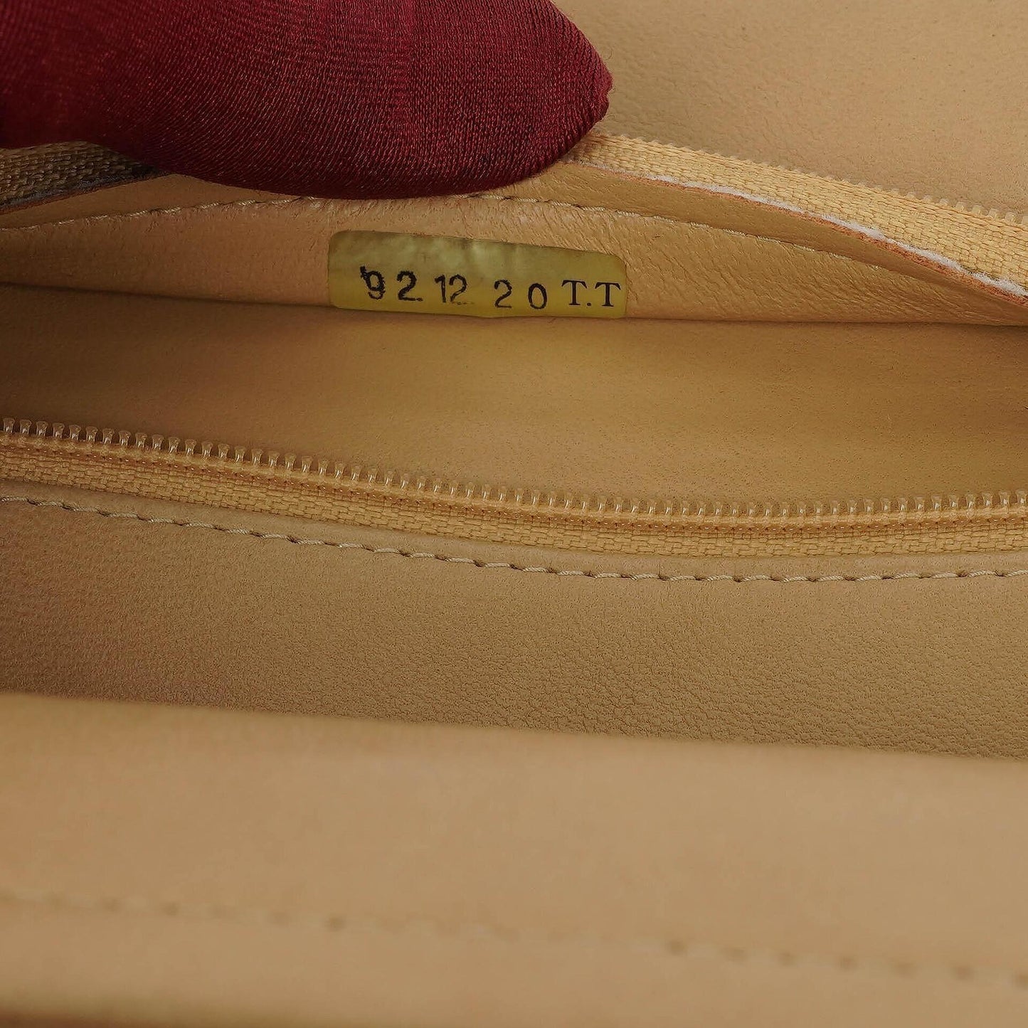 Chanel Classic Small Double Flap Bag In Beige Quilted Lambskin And 24K Gold-Plated Hardware