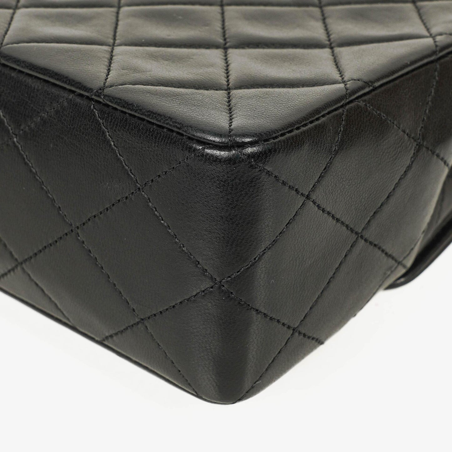 Chanel Classic Flap Bag Black Lambskin 24k Gold-Plated Hardware