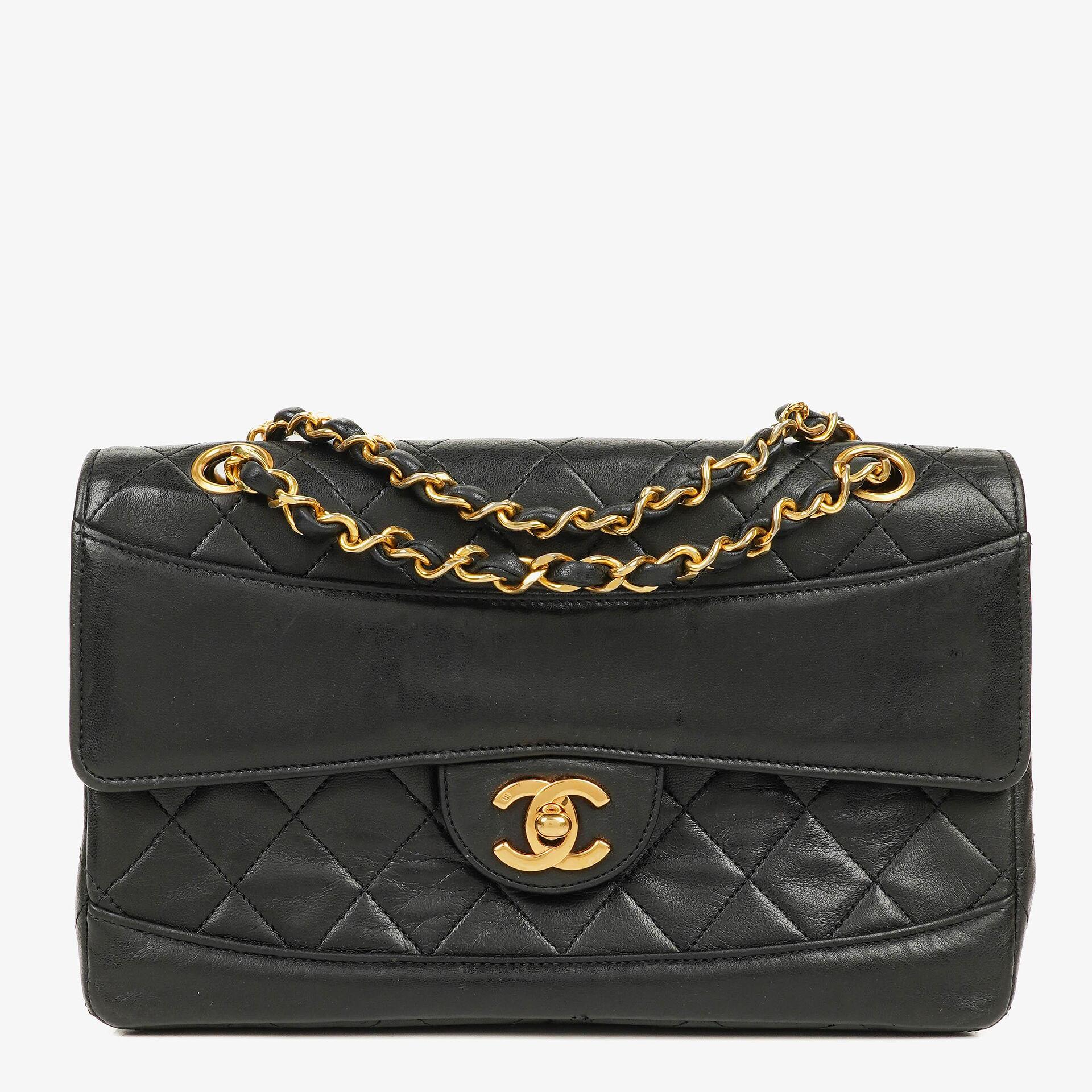 Chanel Classic Small Flap Bag Lambskin 24k Gold-Plated Hardware
